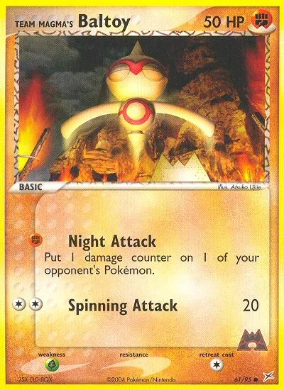 Team Magma's Baltoy — EX Team Magma vs Team Aqua — Pokemon