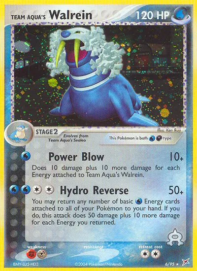 Team Aqua's Walrein — EX Team Magma vs Team Aqua — Pokemon