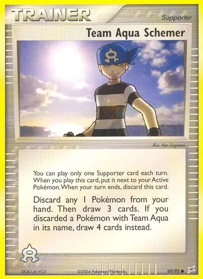 Team Aqua Schemer — EX Team Magma vs Team Aqua — Pokémon