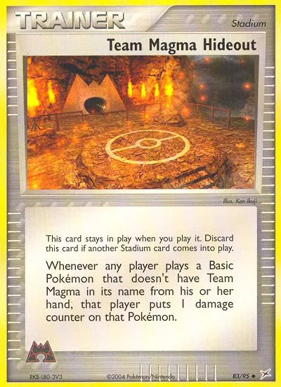 Team Magma Hideout — EX Team Magma vs Team Aqua — Pokémon