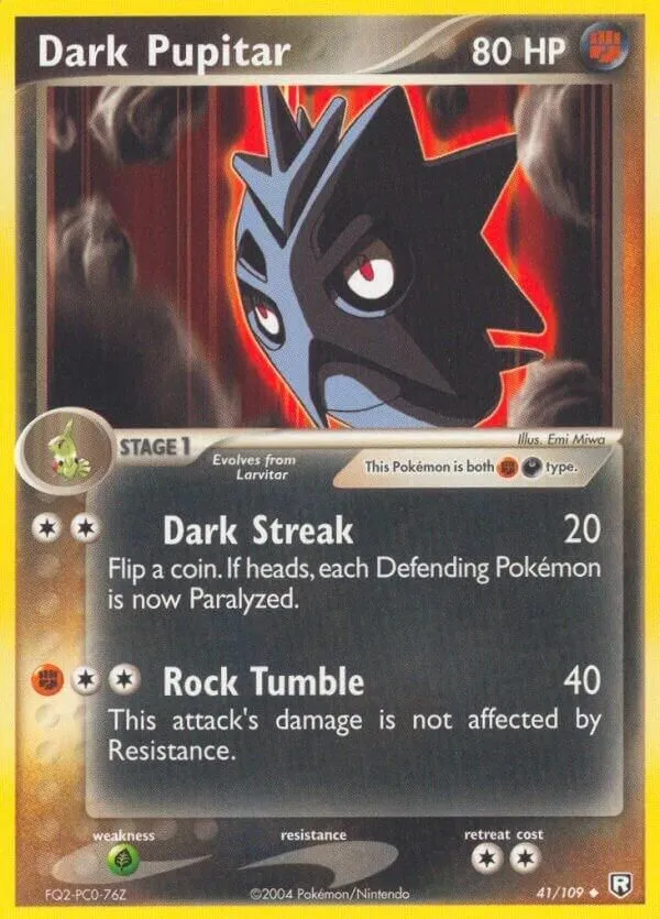 Dark Pupitar — EX Team Rocket Returns — Pokémon