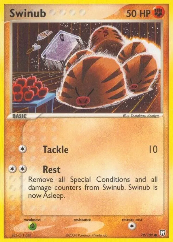 Swinub — EX Team Rocket Returns — Pokémon