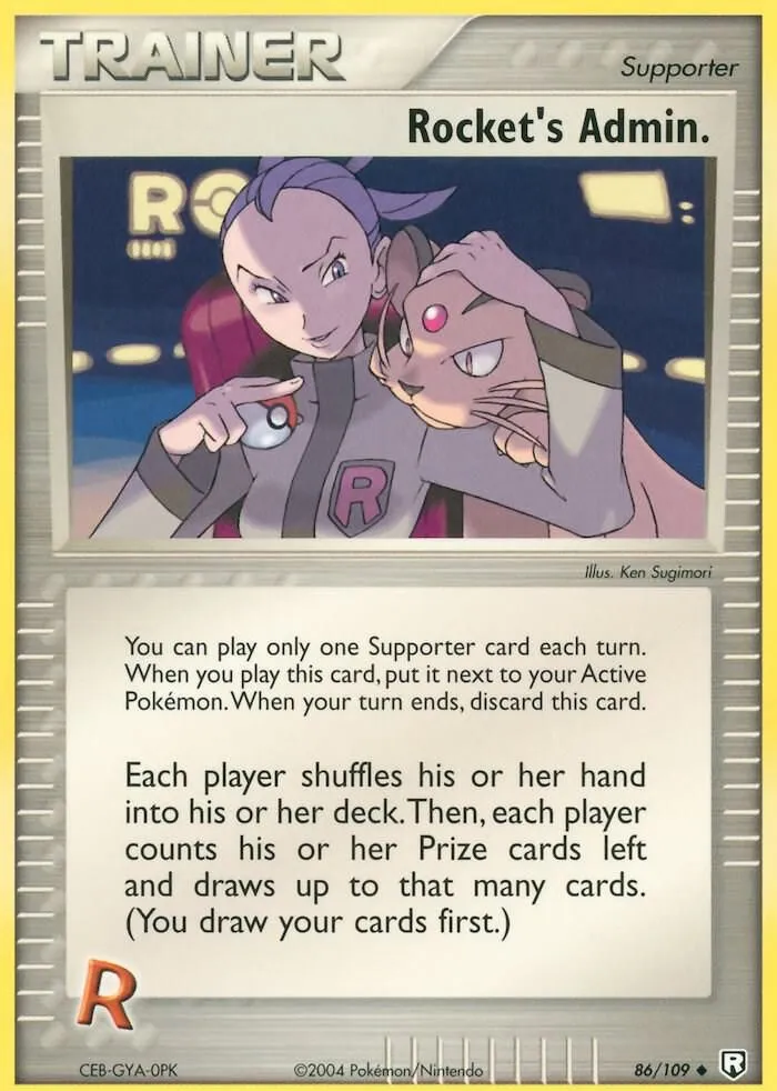 Rocket's Admin. — EX Team Rocket Returns — Pokémon