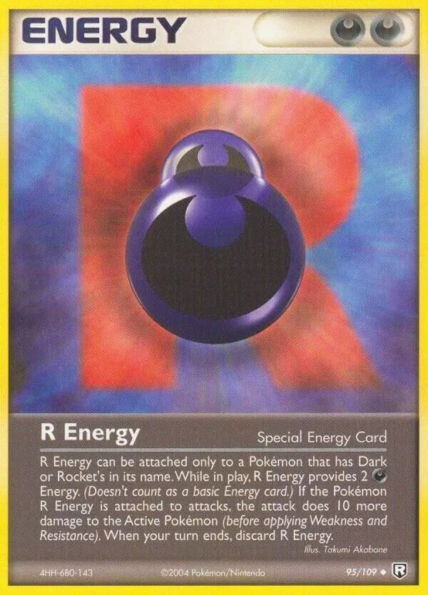 R Energy — EX Team Rocket Returns — Pokémon