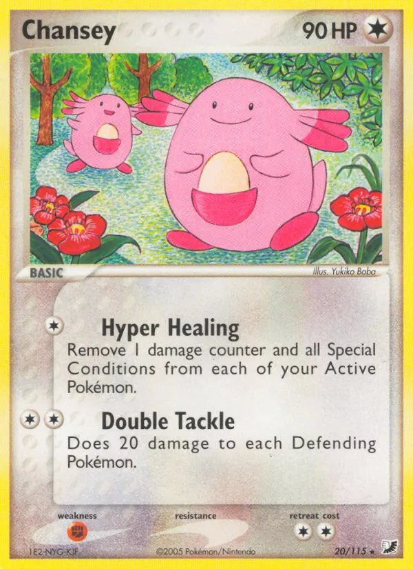 Chansey — EX Unseen Forces — Pokemon