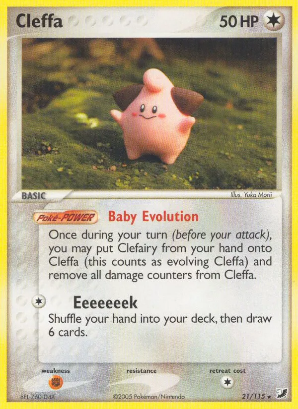 Cleffa — EX Unseen Forces — Pokemon