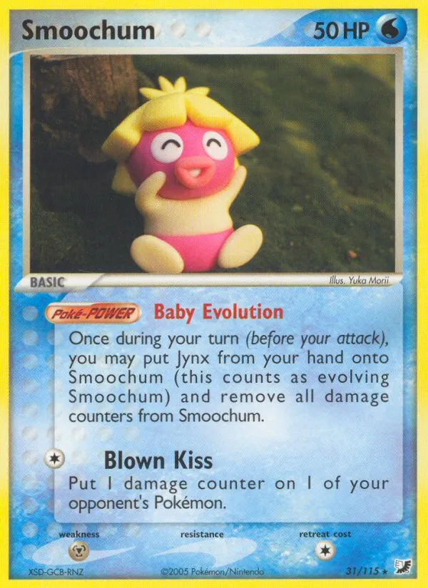 Smoochum — EX Unseen Forces — Pokémon