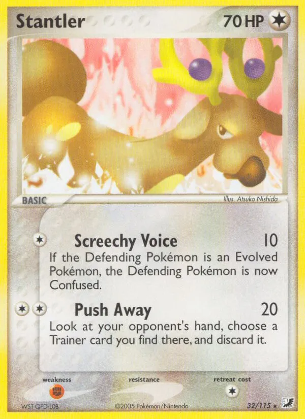 Stantler — EX Unseen Forces — Pokémon