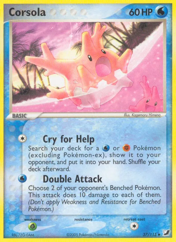 Corsola — EX Unseen Forces — Pokémon