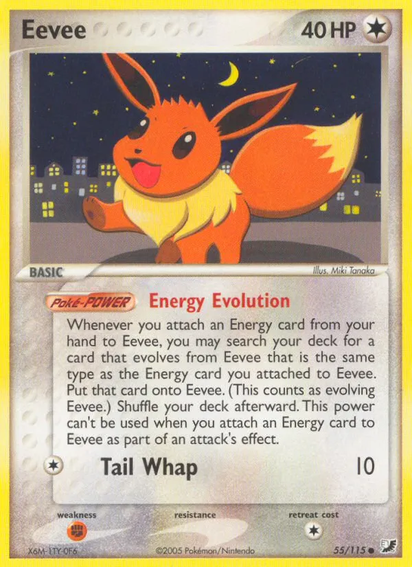 Eevee — EX Unseen Forces — Pokémon