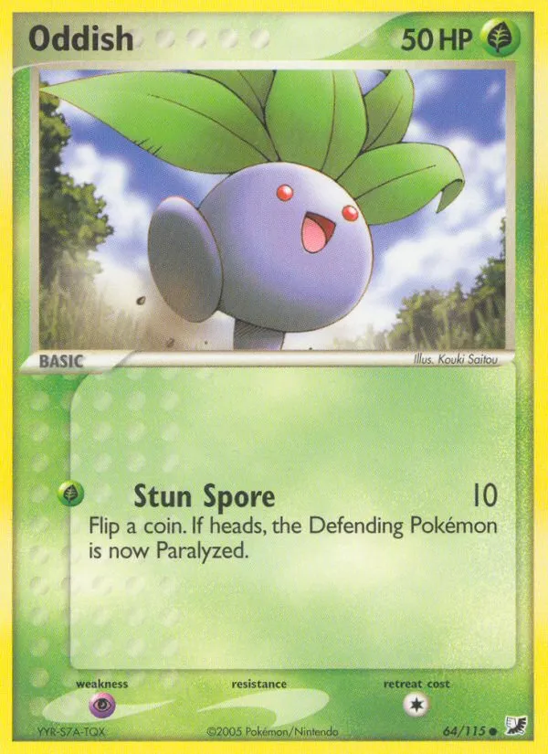 Oddish — EX Unseen Forces — Pokémon