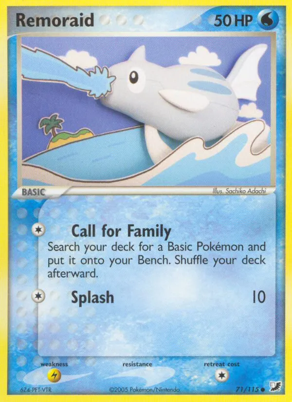 Remoraid — EX Unseen Forces — Pokemon