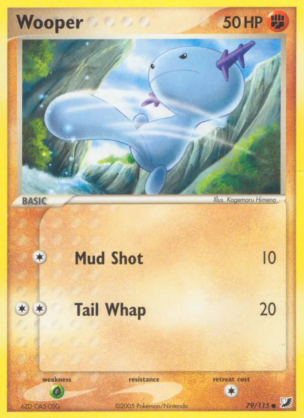 Wooper — EX Unseen Forces — Pokemon