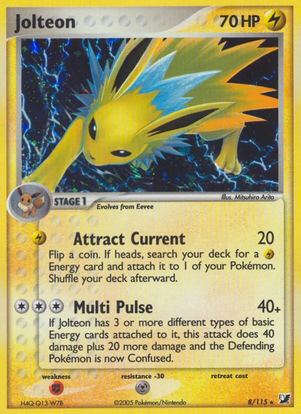 Jolteon — EX Unseen Forces — Pokemon