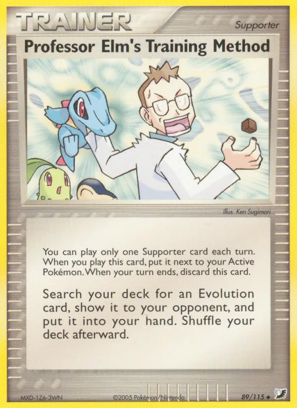 Professor Elm's Training Method — EX Unseen Forces — Pokémon