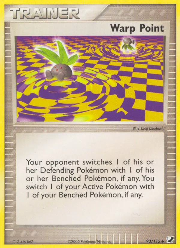 Warp Point — EX Unseen Forces — Pokemon