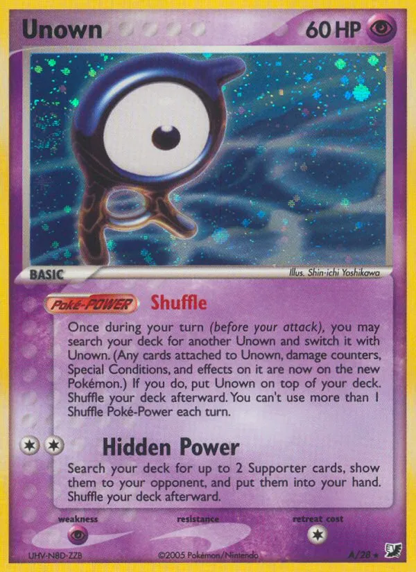 Unown — EX Unseen Forces — Pokémon