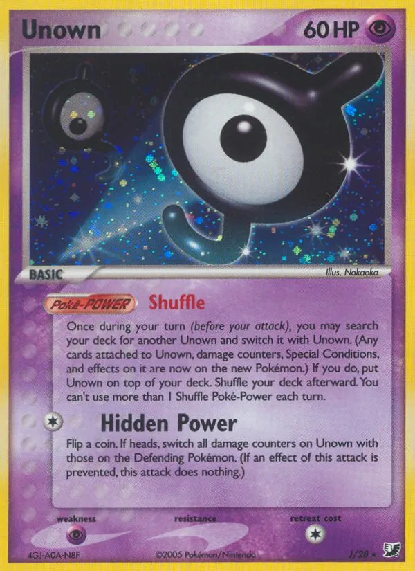 Unown — EX Unseen Forces — Pokémon