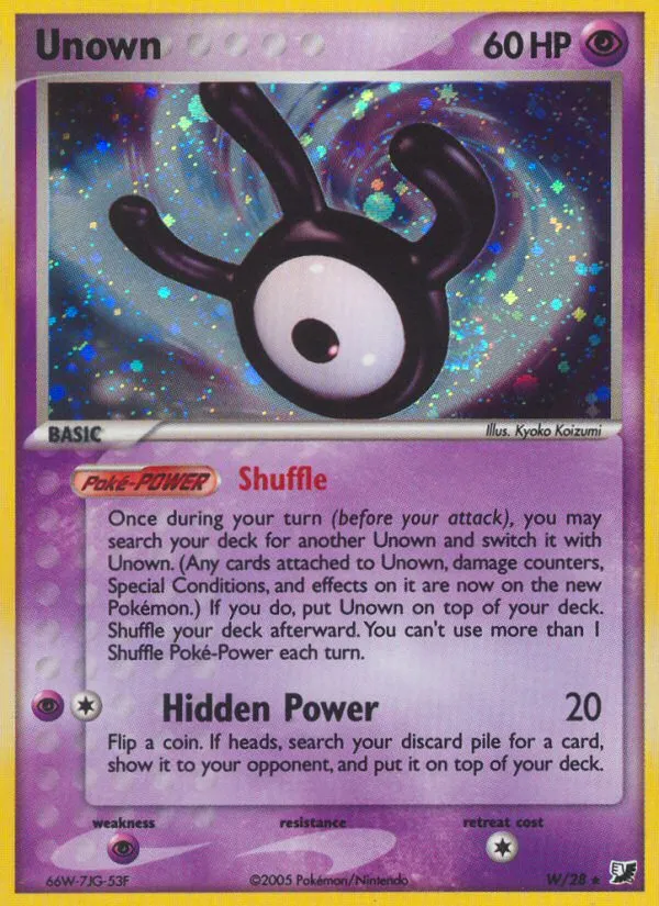 Unown — EX Unseen Forces — Pokémon