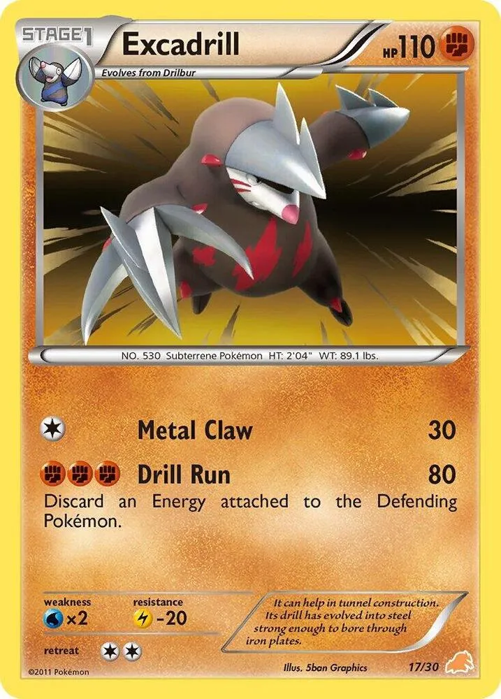 Excadrill — BW Trainer Kit: Excadrill & Zoroark — Pokemon