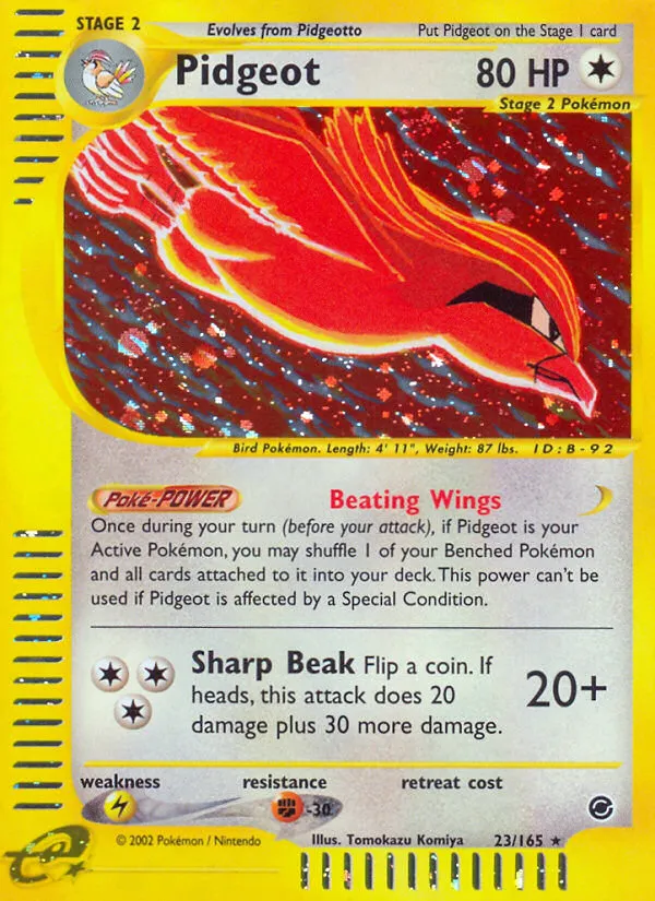 Pidgeot — Expedition — Pokemon