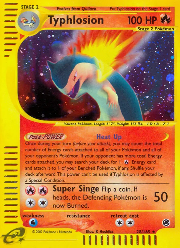 Typhlosion — Expedition — Pokemon