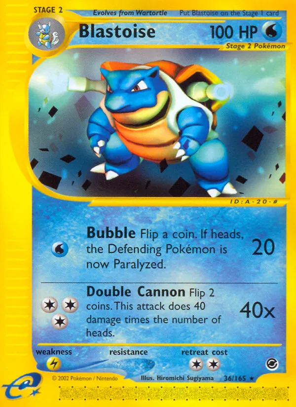 Blastoise from Expedition - Pokemon