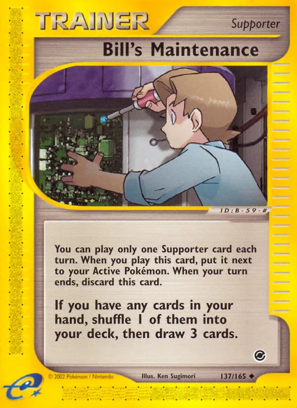 Bill's Maintenance — Expedition — Pokémon