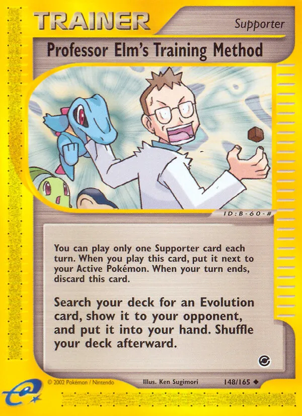 Professor Elm's Training Method — Expedition — Pokémon