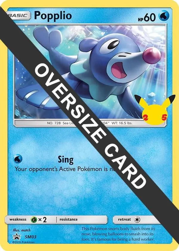 Popplio — First Partner Pack — Pokemon