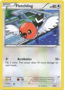 Fletchling — XY Trainer Kit: Pikachu Libre & Suicune — Pokémon