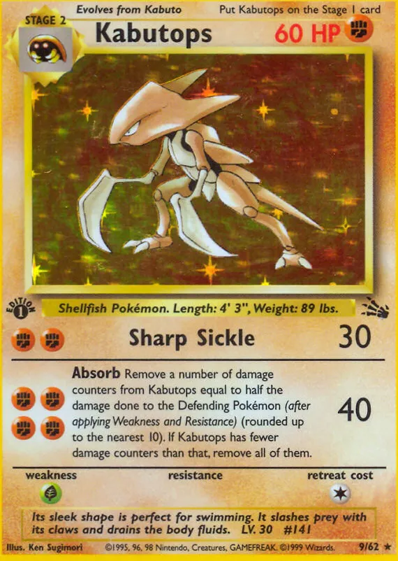 Kabutops — Fossil — Pokémon