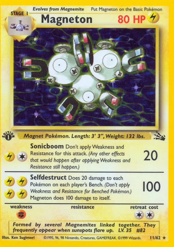 Magneton — Fossil — Pokemon