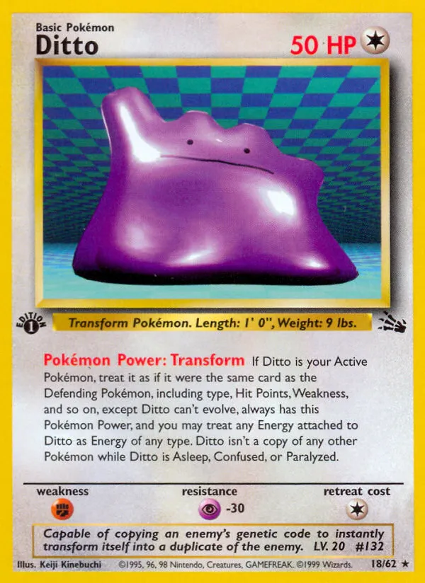 Ditto — Fossil — Pokemon