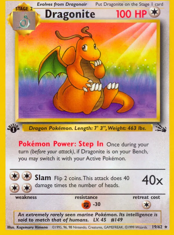Dragonite — Fossil — Pokémon
