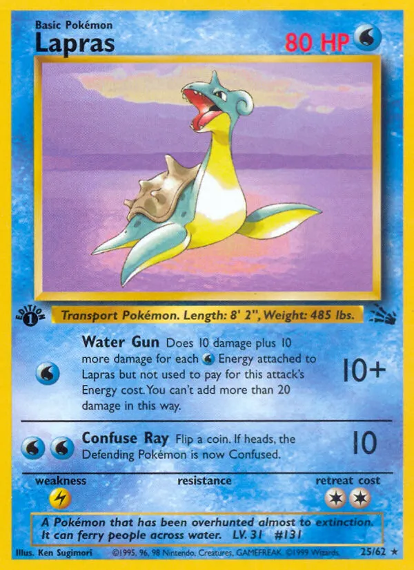 Lapras — Fossil — Pokémon