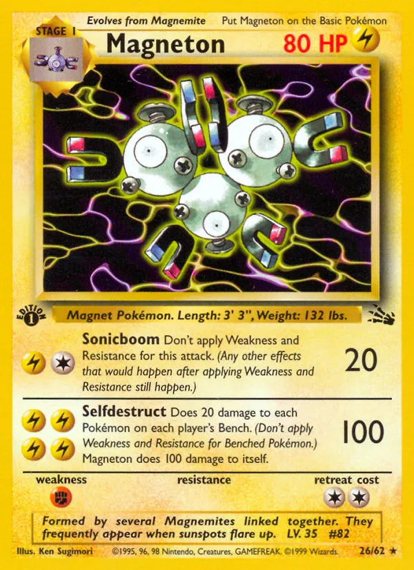 Magneton — Fossil — Pokemon