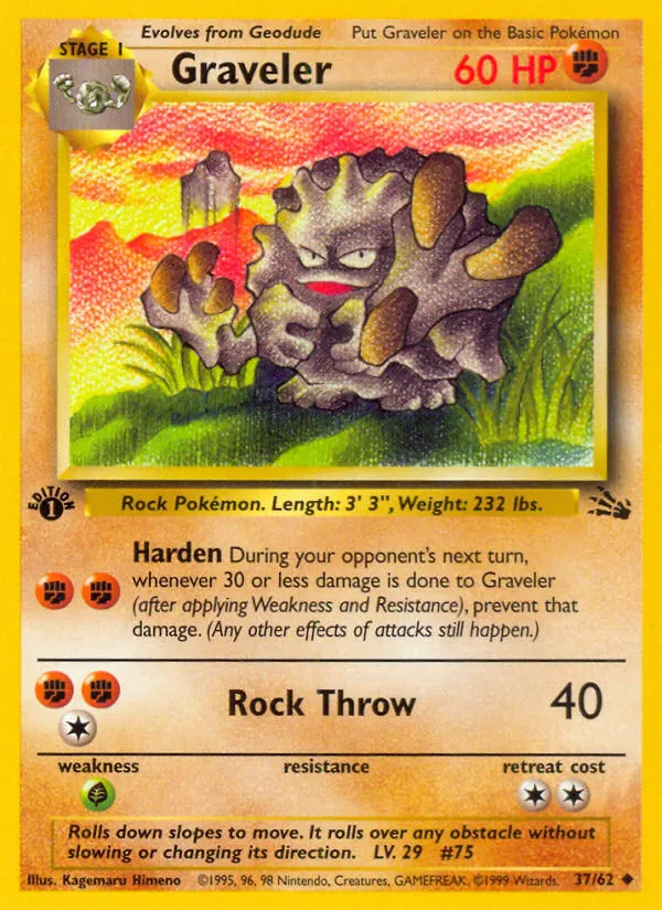 Graveler — Fossil — Pokémon