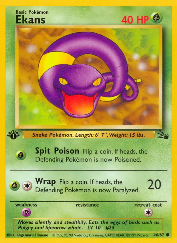 Ekans — Fossil — Pokémon