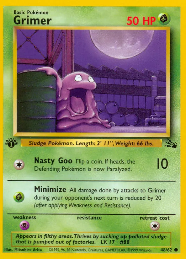 Grimer — Fossil — Pokémon