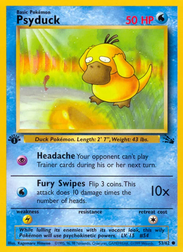 Psyduck — Fossil — Pokémon