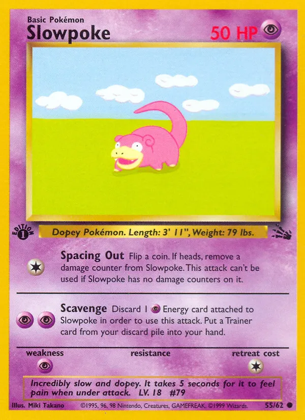 Slowpoke — Fossil — Pokémon