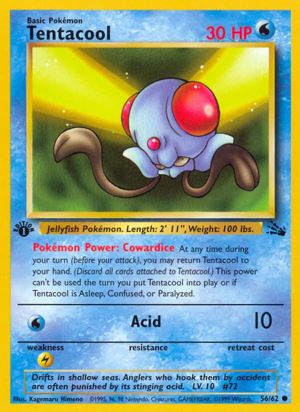 Tentacool — Fossil — Pokémon