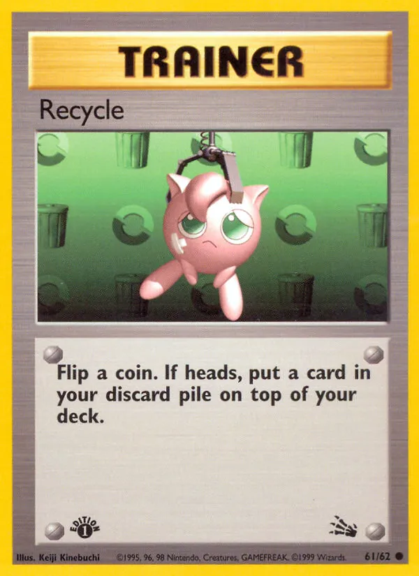 Recycle — Fossil — Pokemon
