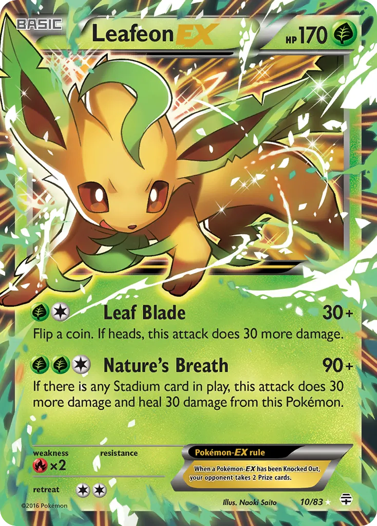 Leafeon EX — Generations — Pokemon