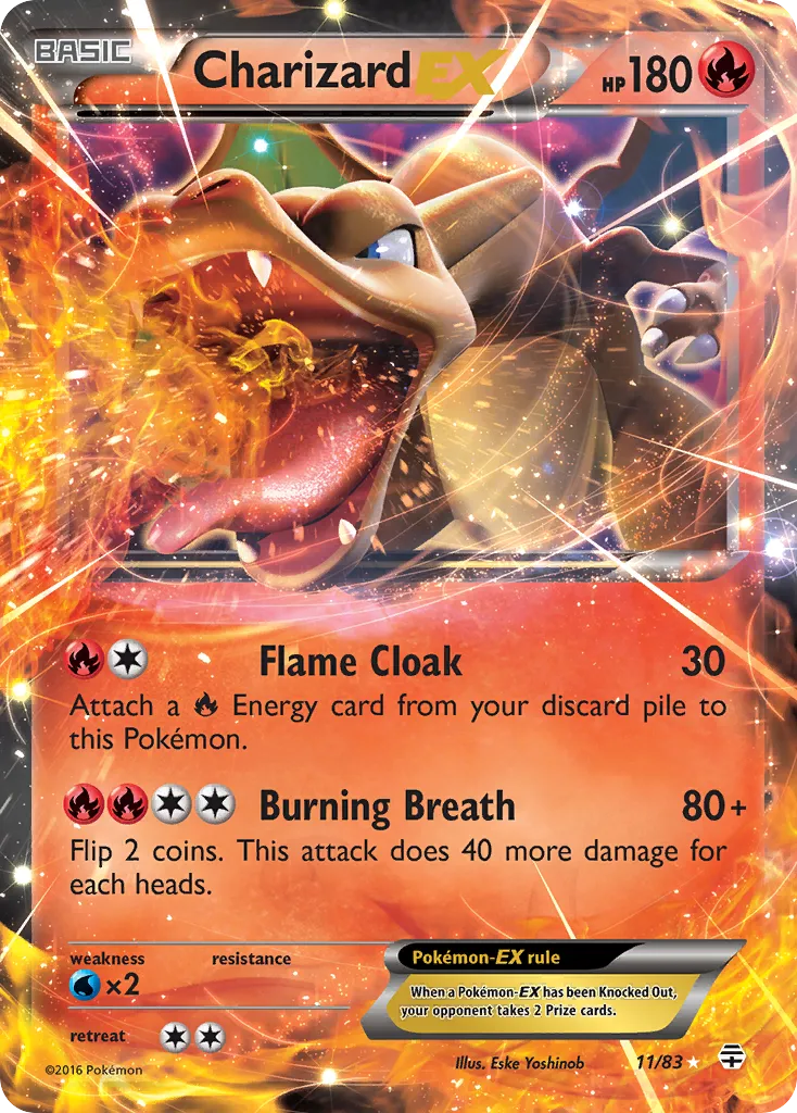 Charizard EX — Generations — Pokemon