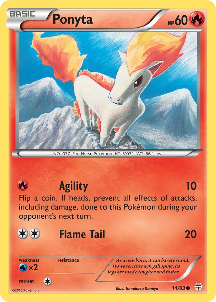 Ponyta — Generations — Pokémon