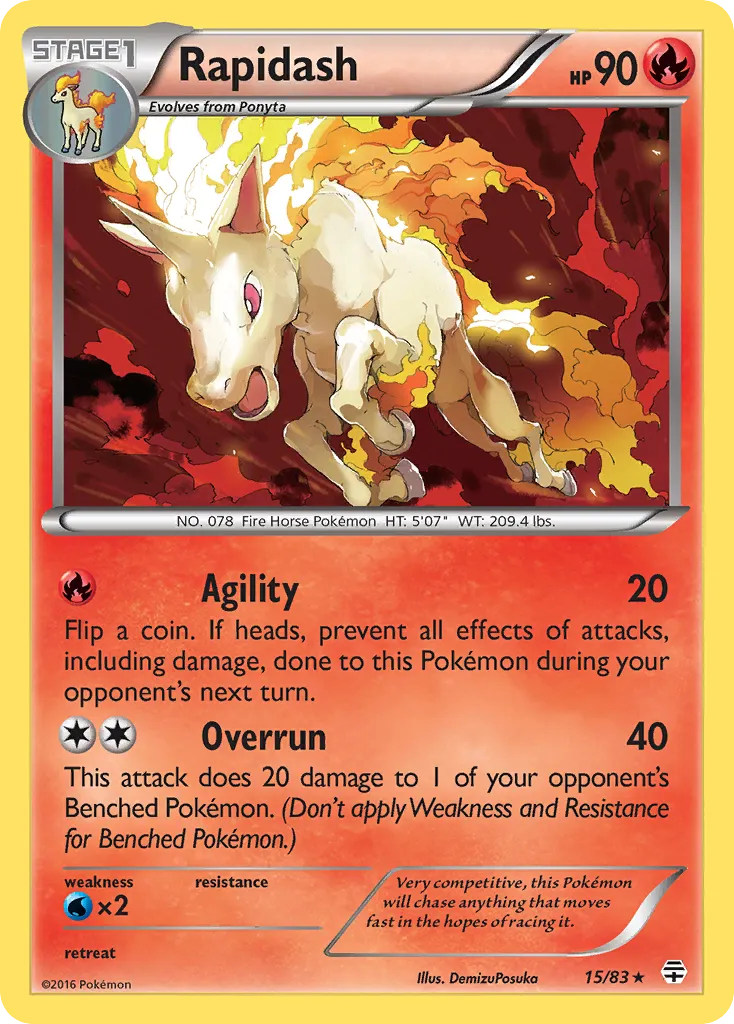 Rapidash — Generations — Pokémon