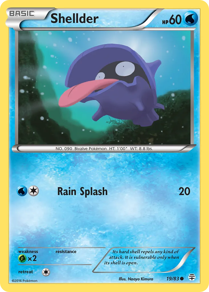 Shellder — Generations — Pokémon