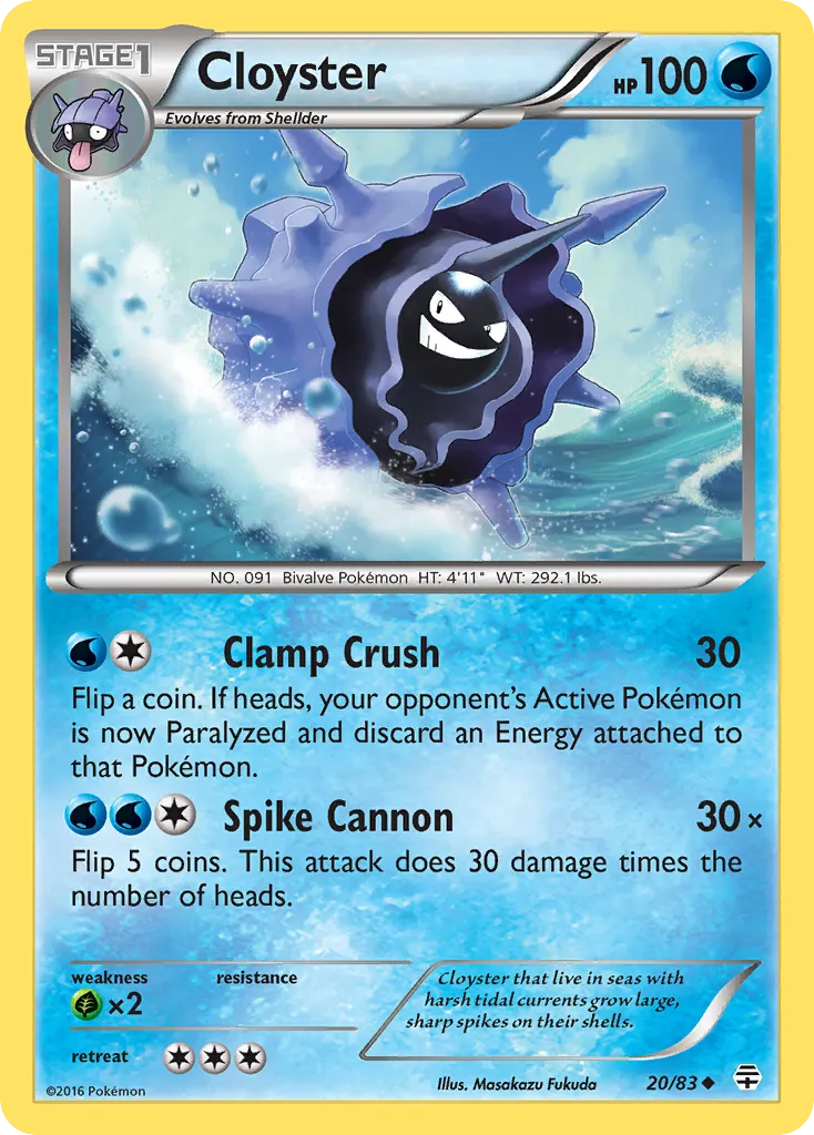 Cloyster — Generations — Pokemon